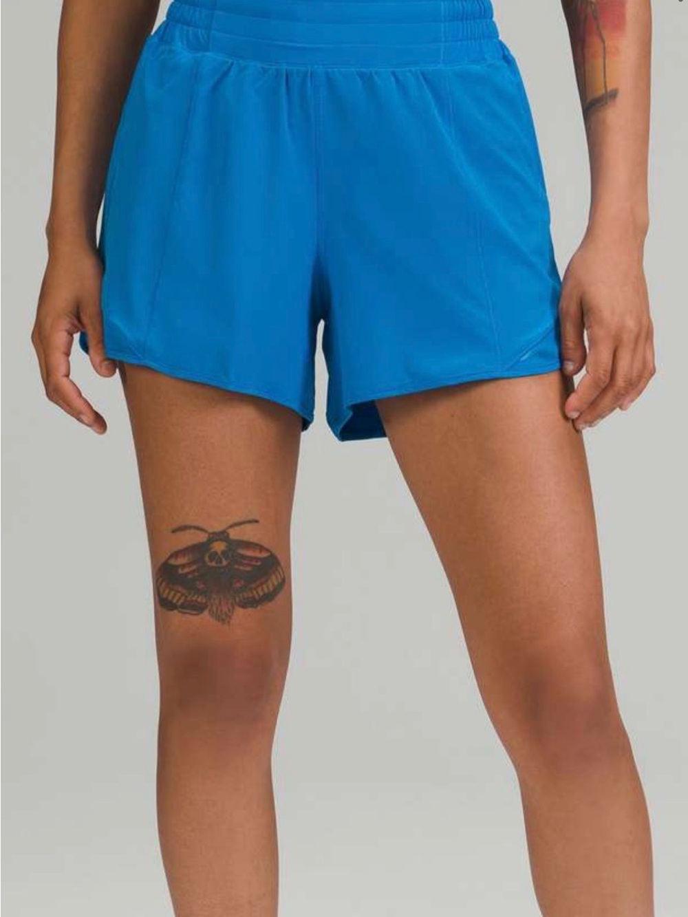 lululemon athletica Women's Electric Blue Athletic Shorts size 6 - Picture 11 of 11